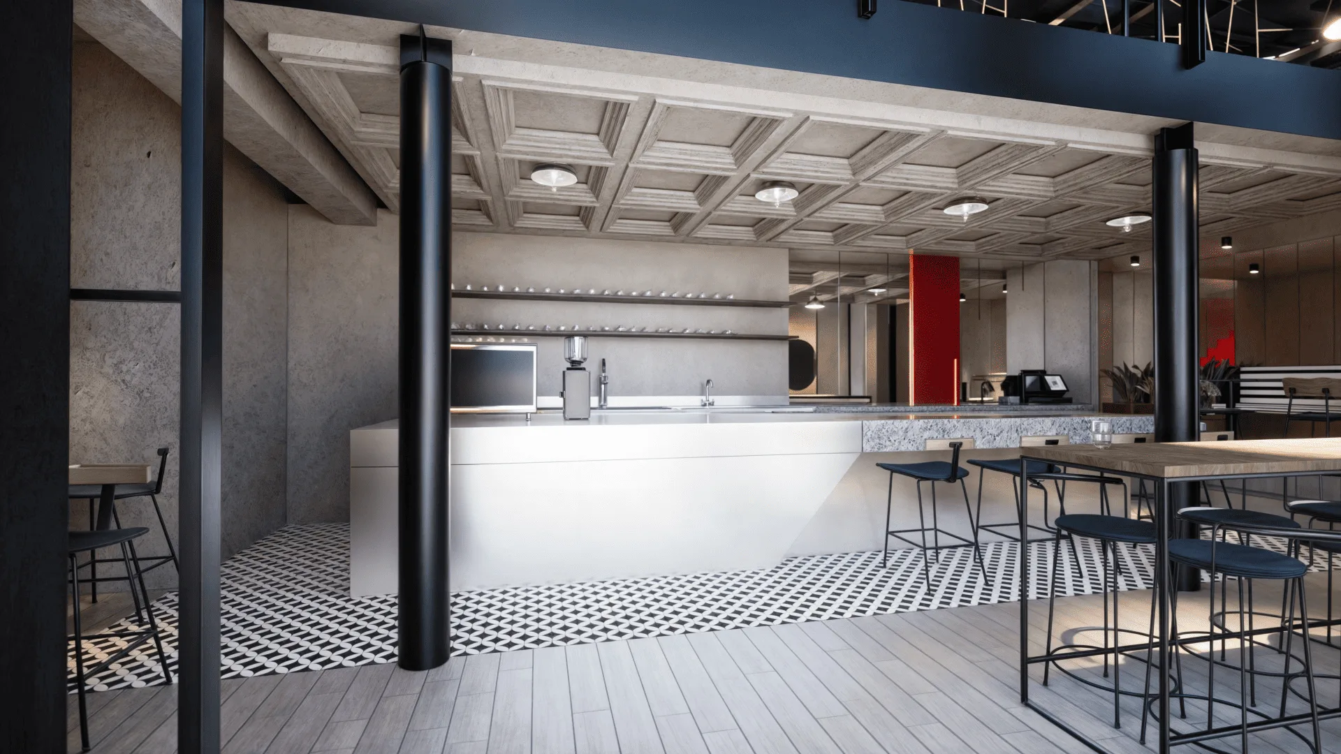 Caffe Spass, Belgrade, Beograd, Srbija, QBC Architects, prikaz 1 od 11
