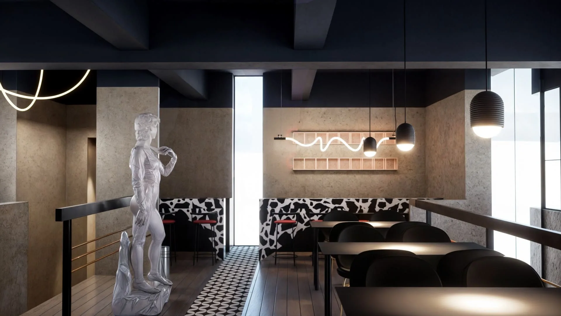 Caffe Spass, Belgrade, Beograd, Srbija, QBC Architects, prikaz 9 od 11