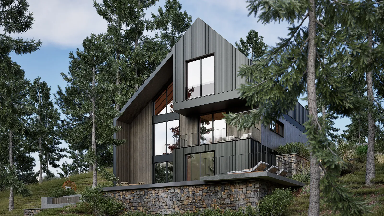 Villa Duo, Divcibare, Divčibare, Srbija, QBC Architects, prikaz 1 od 21